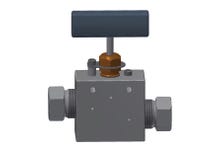 2-Way straight valves - 2,500 bar (36,000 psi)